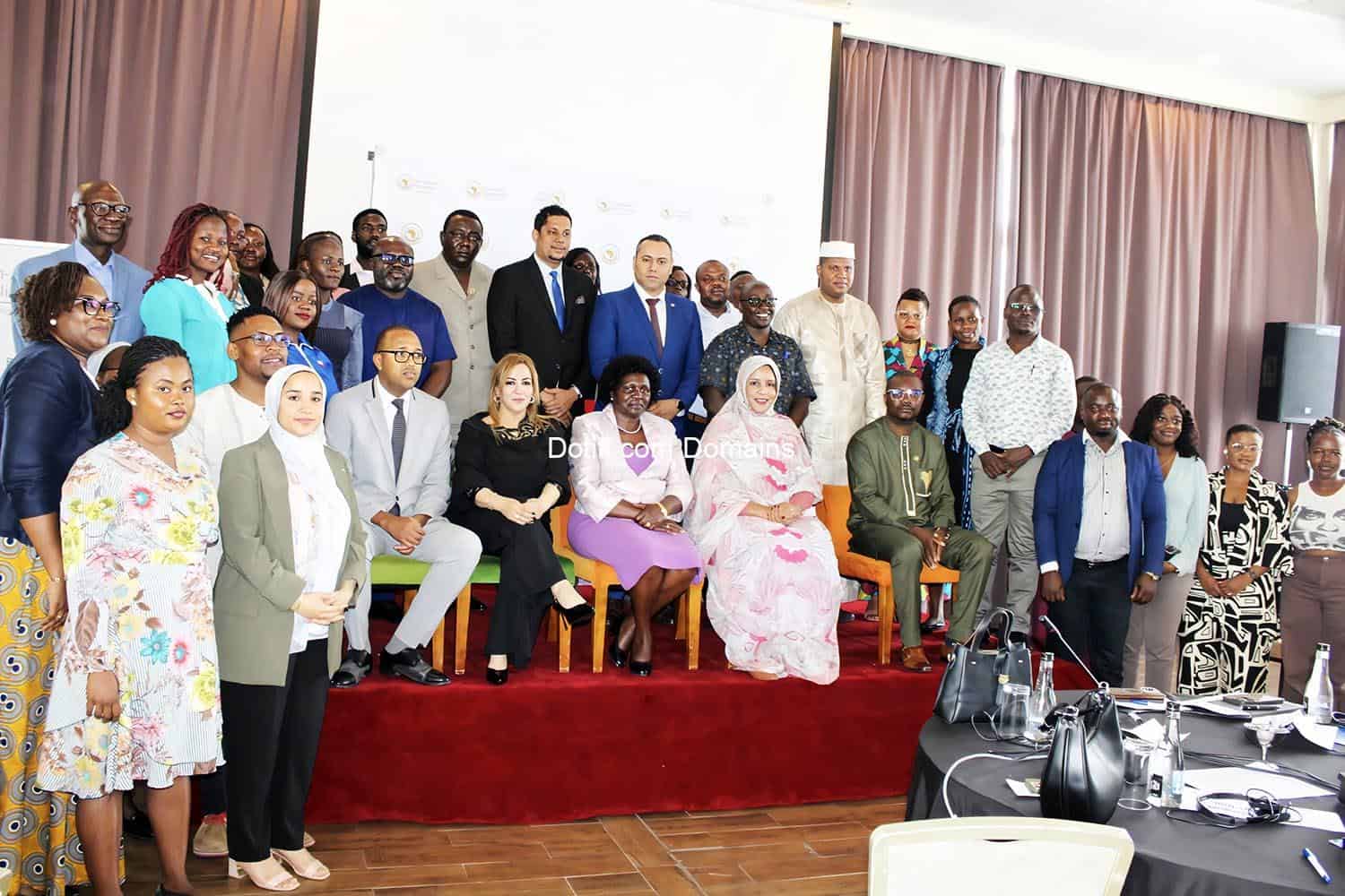 Diverse group of professionals and community members at an Almajiri-focused event in Nigeria.